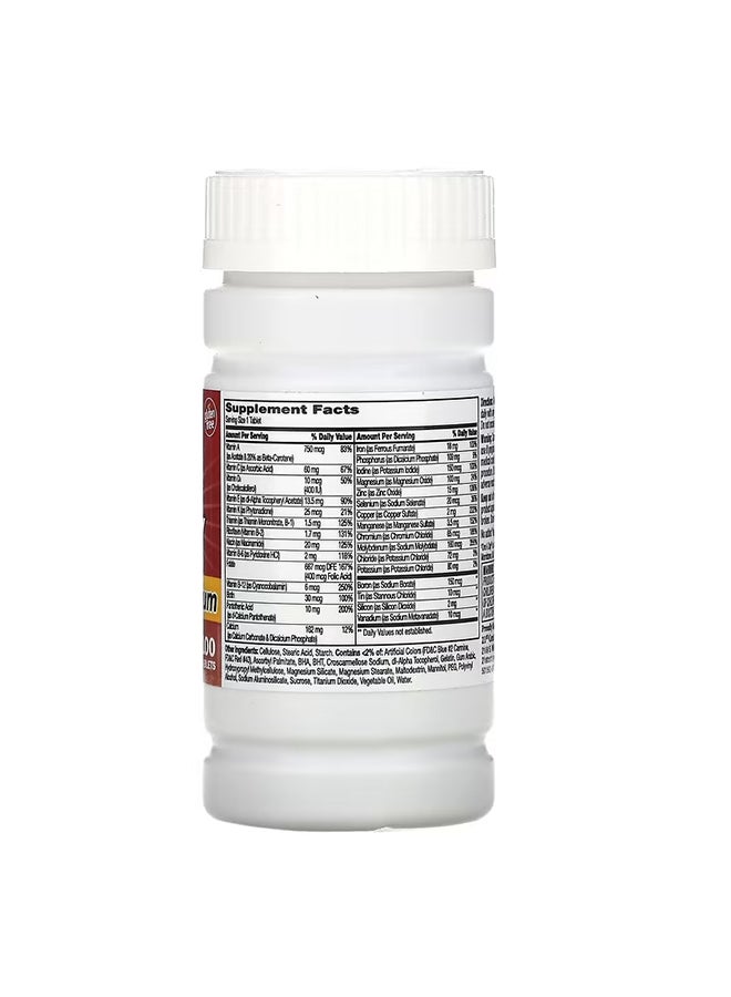 21st Century One Daily Multivitamin And Multi-Mineral Maximum Supplement - 100 Tablets - Image 2